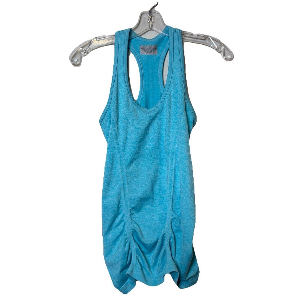 Athleta Fastest Track Racerback Tank Top Women’s Size XS Seamless Athletic Blue